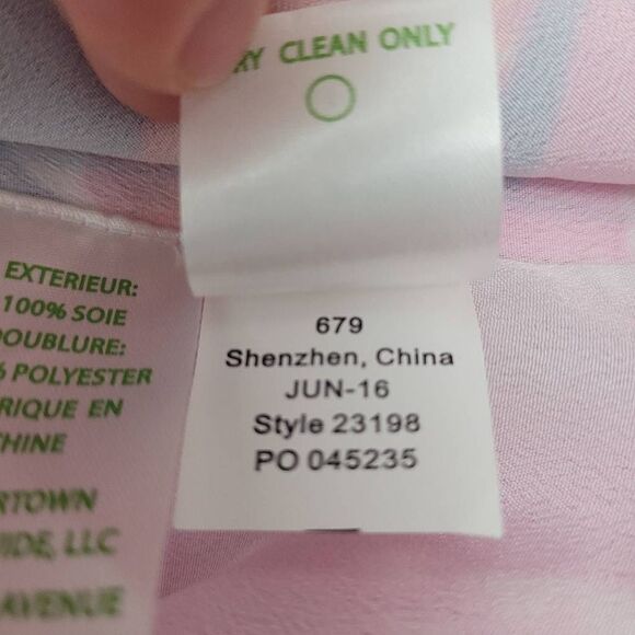 Lilly Pulitzer Jackie Shift‎ Dress Sz XS 100% Silk Bomber Blue Plume Blume 23198 - Picture 7 of 12